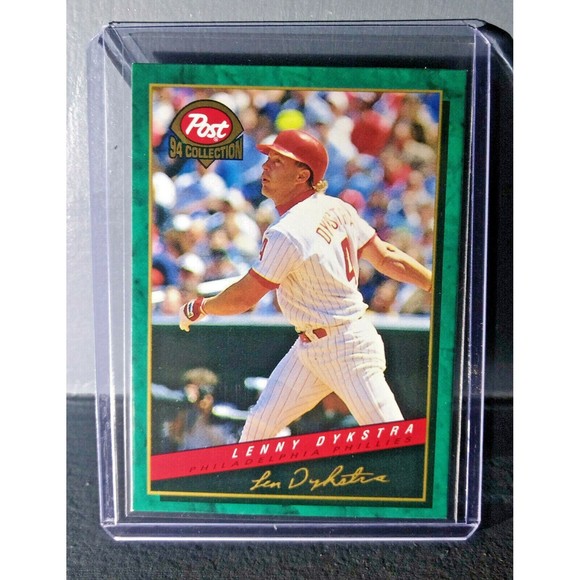 1994 Lenny Dykstra Post Collection #20 Baseball Card Philadelphia Phillies - Picture 1 of 2